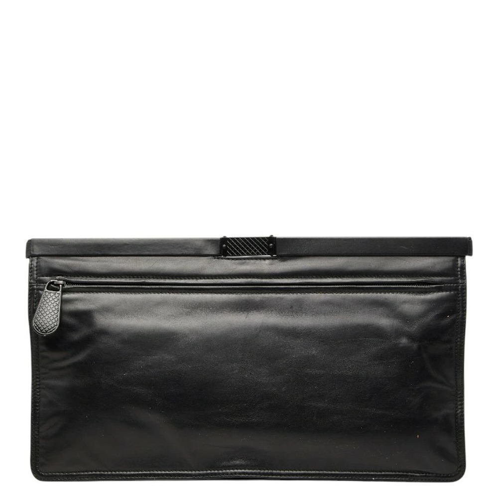 Bottega Veneta clutch bag Shoulder black leather Bottega Veneta